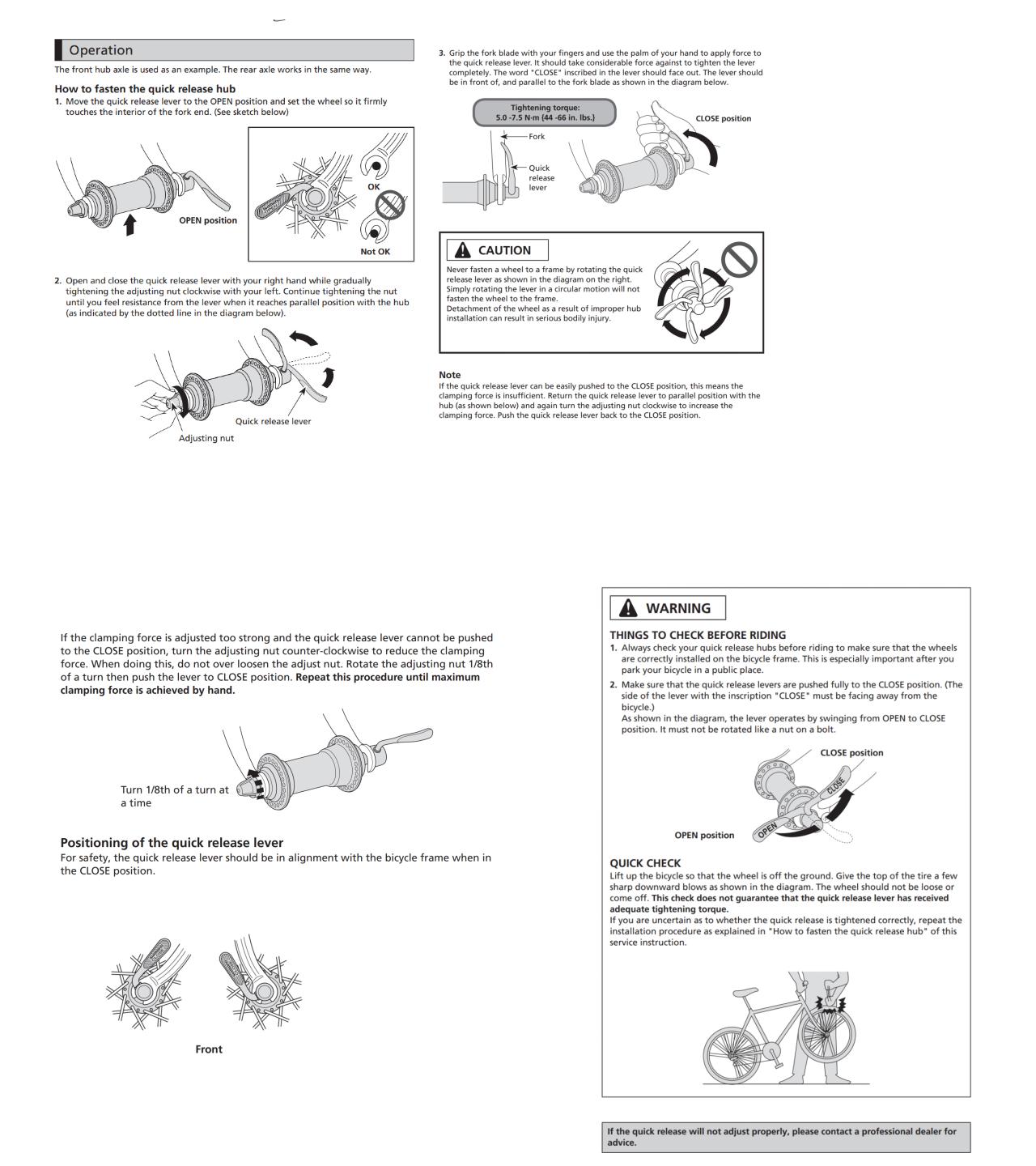 Front Wheel Installation Tenways