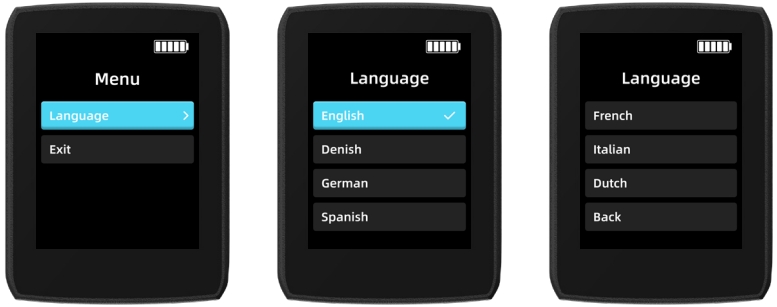 Change Language Setting